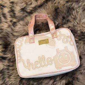 Benefit Cosmetic Bag - Pink/Cream